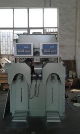 Double machine de remplissage de sac de valve de bec de ciment/argile avec le Cabinet de contrôle électrique