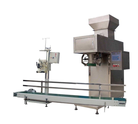 Machine de vissage de With Conveyor Bag de Bagger semi automatique d'engrais